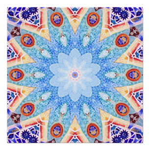 Póster A telha de Gaudi