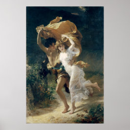 Póster A Tempestade de Pierre Auguste Cot