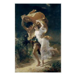 Póster A Tempestade de Pierre Auguste Cot