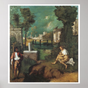 Póster A tempestade, Giorgione 1510