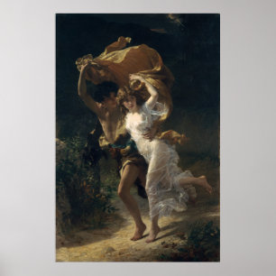 Poster A Tempestade - Pierre-Auguste Cot