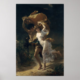 Poster A Tempestade - Pierre-Auguste Cot