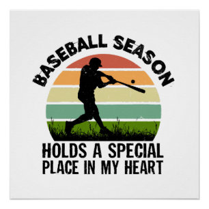 Póster a temporada de beisebol ocupa um lugar especial no