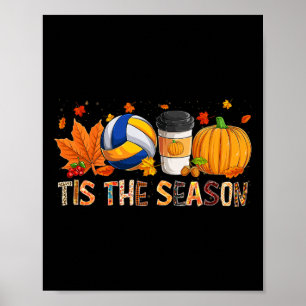 Poster A temporada Leopard Pumpkin Volleybyll Halloween F