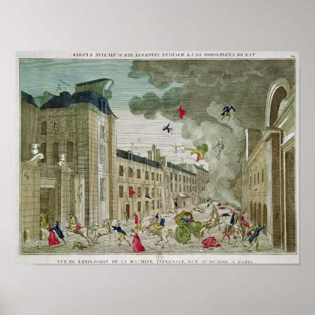 Poster A Tentativa de Assassinato de Napoleão Bonaparte (Frente)