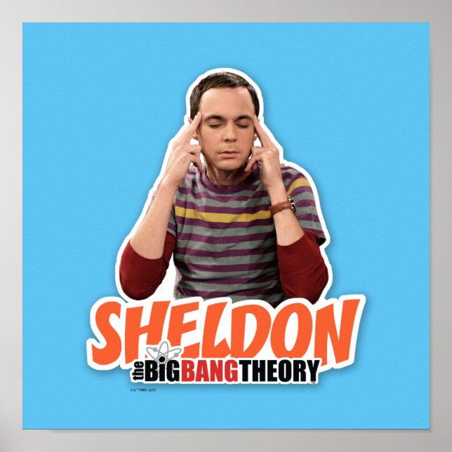 Poster A Teoria do Big Bang | Sheldon (Frente)