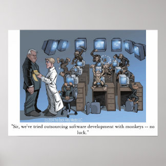 Póster A terceirização ficou ruim