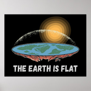 Poster A Terra É Uma Teoria Humorosa Flagrante