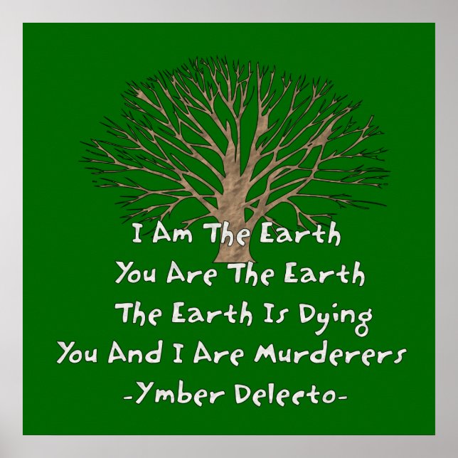 Poster A Terra Está Morrendo (Frente)