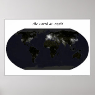 Póster A terra na noite