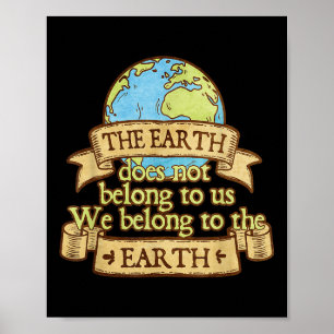 Poster A Terra Não Pertence A Nós Que Pertencemos À União