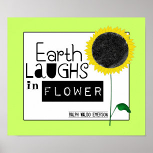 Póster A terra ri na flor