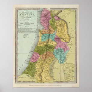 Póster a Terra Santa de Palestina