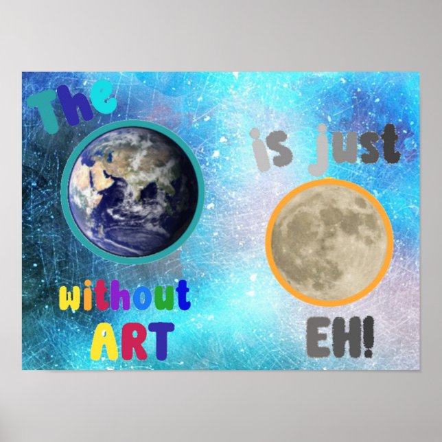 Poster A Terra sem Arte, (Frente)