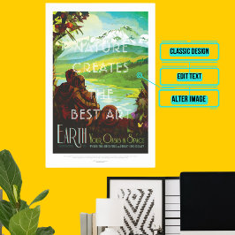 Poster A Terra - Turismo Espacial