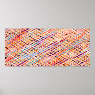 Poster A textura do tecido tece um segmento grande