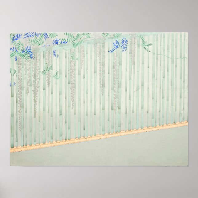 Poster "A Thousand Grasses 3“ Kamisaka Sekka Ukiyo-E   (Frente)