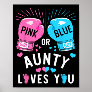 Poster A Tia Rosa Ou Azul Te Ama A Fazer Uma Revelação De