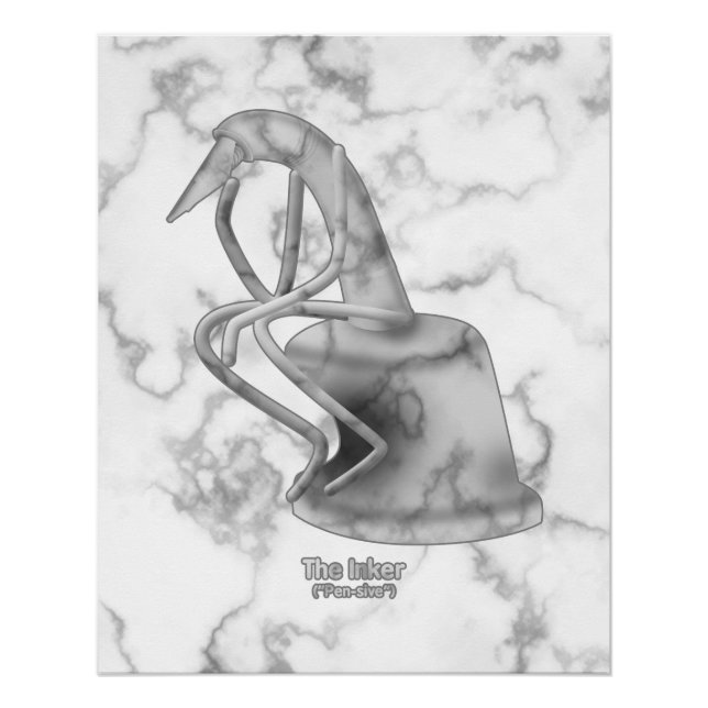 Póster A tinta ("Caneta") - (Frente)