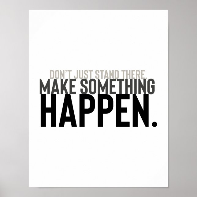 Poster A tipografia não fica parada (Frente)