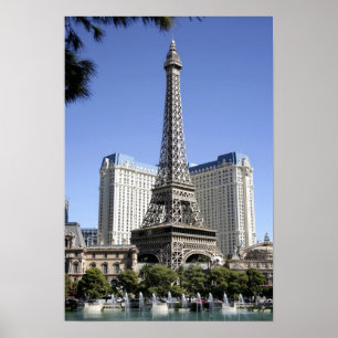 Póster A tira, Paris Las Vegas, hotel de luxo
