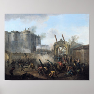 Poster A tomada do Bastille, o 14 de julho de 1789