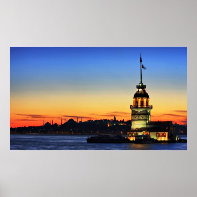 Póster A Torre da Maiden em Istambul (Frente)