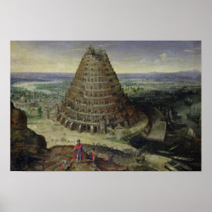 Poster A torre de Babel, 1594