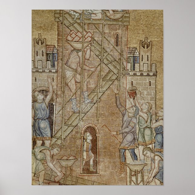 Póster A Torre de Babel, do Atrium (Frente)