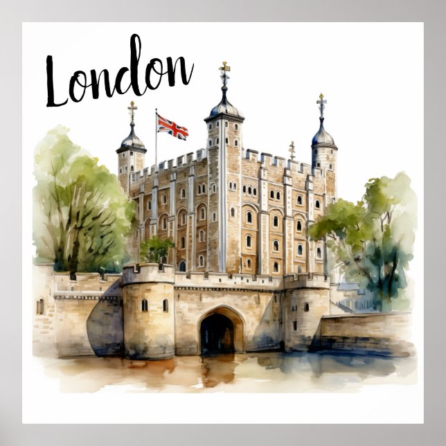 Poster A Torre de Londres: Guardião da História Britânica (Frente)