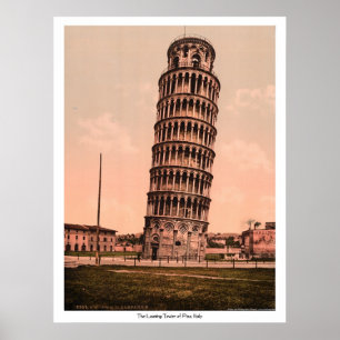Poster A Torre de Pisa, Itália