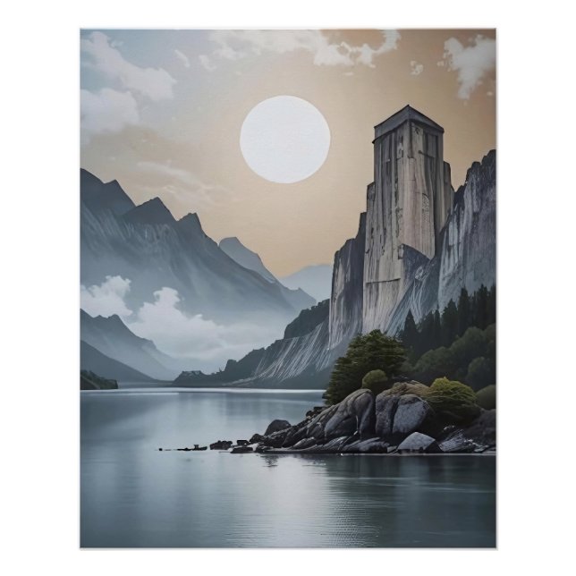 Póster A Torre do Silêncio Eterno (Frente)