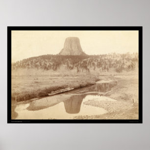Póster A torre WY 1890 do diabo