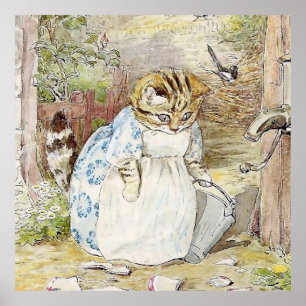 Poster A torta e o pano de beleza de Beatrix Potter