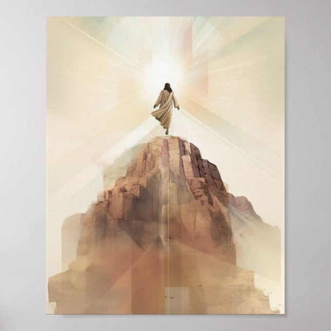 Poster A Transfiguração de Jesus (Frente)