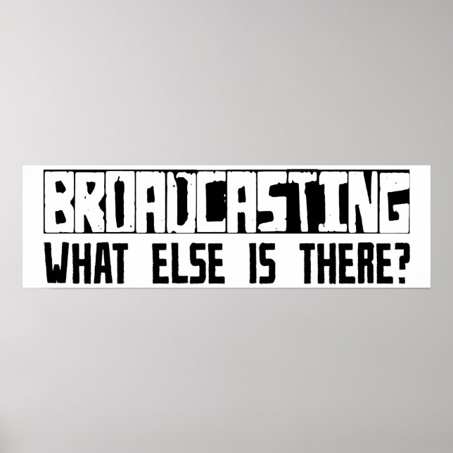 Póster A Transmitir O Que Mais Existe? (Frente)