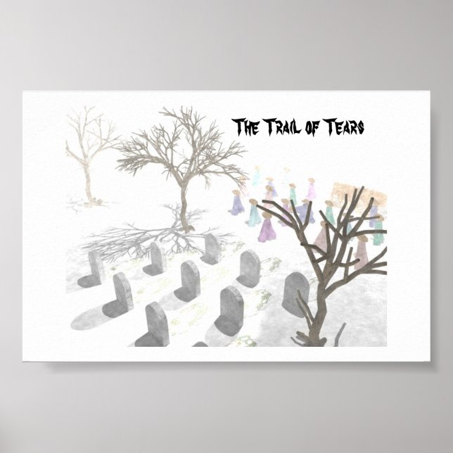 Póster A trilha das lágrimas (Frente)