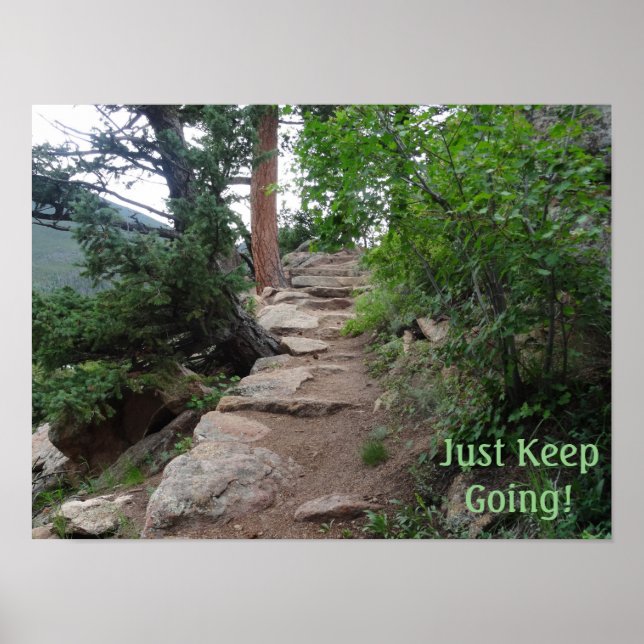 Poster A trilha menos viajada. (Frente)