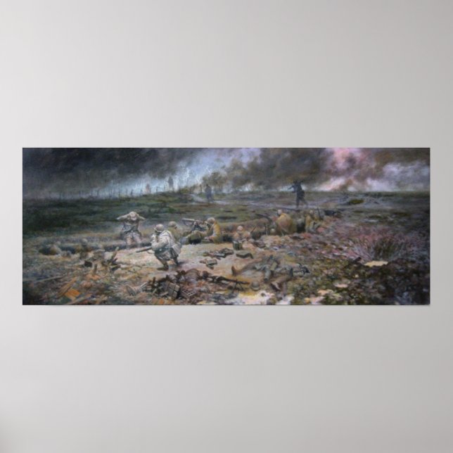 Poster A trincheira na colina 468 (Frente)