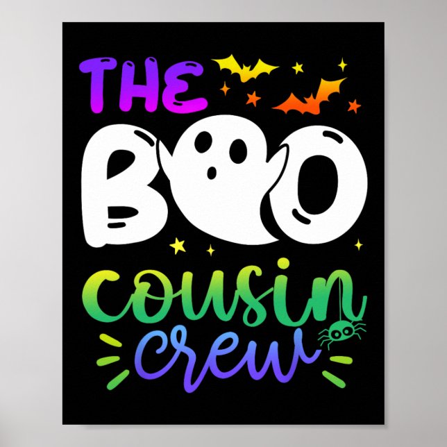 Poster A Tripulação do Boo Cousin Halloween Ghost Trick T (Frente)
