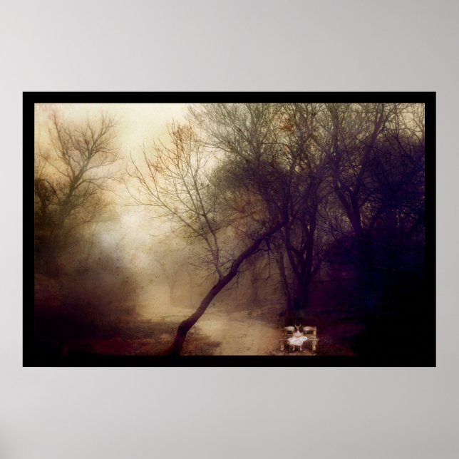 Poster a tristeza escapa. (Frente)