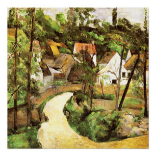 Póster A Turn in the Road Paul Cezanne Poster