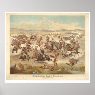Póster A última carga de Custer (0481A)