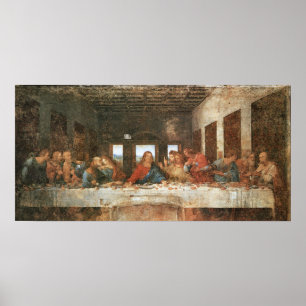 Póster A última ceia, 1495-97, Leonardo da Vinci