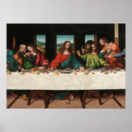 Poster A última ceia, 1515-1520 por Giampietrino