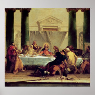 Póster A última ceia, 1745-50