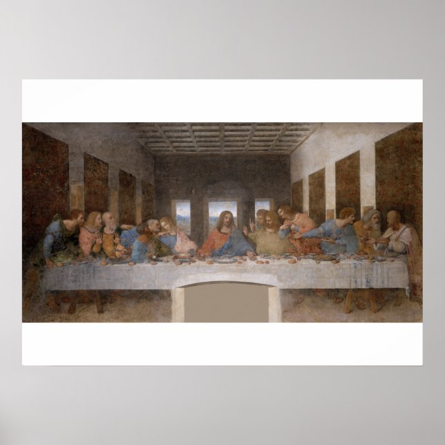 Poster A Última Ceia de Leonardo Da Vinci (Frente)