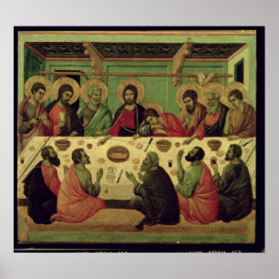 Póster A última ceia, do Altarpiece da paixão