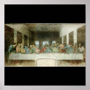 Poster A última ceia por Leonardo da Vinci C. 1495-1498