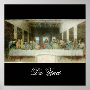 Poster A última ceia por Leonardo da Vinci C. 1495-1498